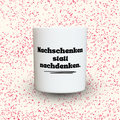 Duftkerze „Nachschenken statt nachdenken.“ von Kerzen der Herzen, Sojawachs im Glas