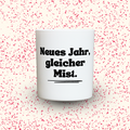 Duftkerze „Neues Jahr, gleicher Mist.“ von Kerzen der Herzen, Sojawachs im Glas