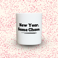 Duftkerze „New Year, Same Chaos.“ von Kerzen der Herzen, Sojawachs im Glas