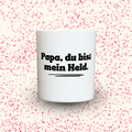 Duftkerze „Papa, du bist mein Held.“ von Kerzen der Herzen, Sojawachs im Glas
