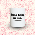 Duftkerze „Put a baby in me.“ von Kerzen der Herzen, Sojawachs im Glas