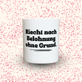 Duftkerze „Riecht nach Belohnung ohne Grund.“ von Kerzen der Herzen, Sojawachs im Glas