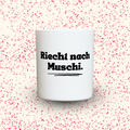 Duftkerze „Riecht nach Muschi.“ von Kerzen der Herzen, Sojawachs im Glas