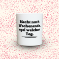 Duftkerze „Riecht nach Wochenende, egal welcher Tag.“ von Kerzen der Herzen, Sojawachs im Glas