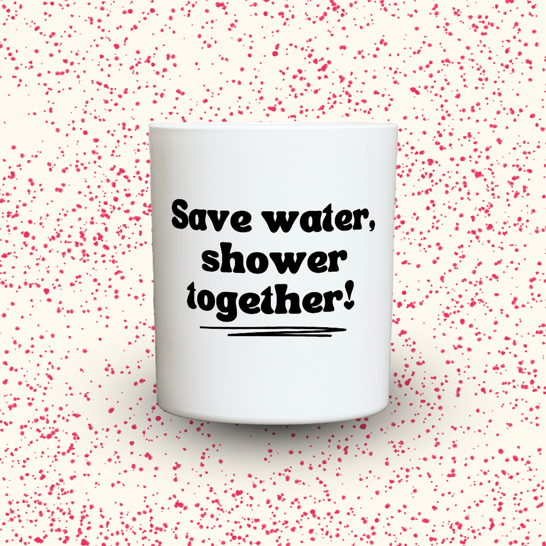 KDH  Duftkerze | Save water, shower together!