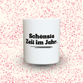 Duftkerze „Schönste Zeit im Jahr.“ von Kerzen der Herzen, Sojawachs im Glas