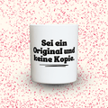 Duftkerze „Sei ein Original und keine Kopie.“ von Kerzen der Herzen, Sojawachs im Glas