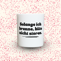 Duftkerze „Solange ich brenne, bitte nicht stören.“ von Kerzen der Herzen, Sojawachs im Glas