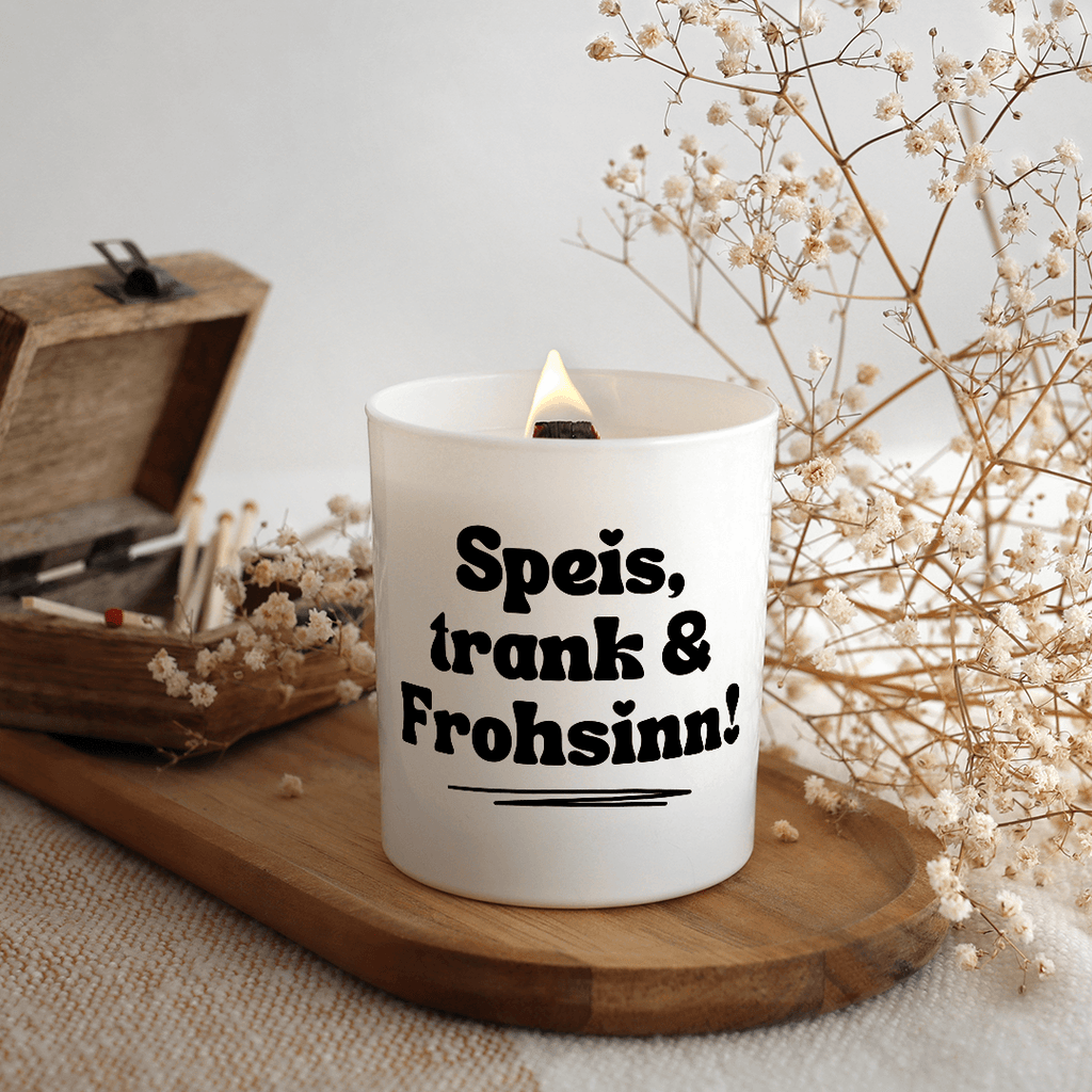KDH  Duftkerze | Speis, Trank und Frohsinn!