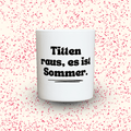 Duftkerze „Titten raus, es ist Sommer.“ von Kerzen der Herzen, Sojawachs im Glas