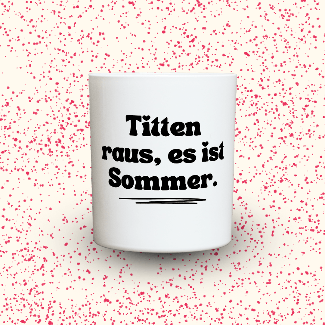 KDH  Duftkerze | Titten raus, es ist Sommer.