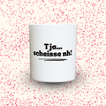 Duftkerze „Tja ... Scheiße NH!“ von Kerzen der Herzen, Sojawachs im Glas