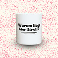 Duftkerze „Warum liegt hier Stroh?“ von Kerzen der Herzen, Sojawachs im Glas