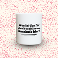 Duftkerze „Was ist das für eine beschissene Bumsbude hier?“ von Kerzen der Herzen, Sojawachs im Glas