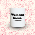 Duftkerze „Welcome home.“ von Kerzen der Herzen, Sojawachs im Glas