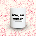 Duftkerze „Wir, für immer.“ von Kerzen der Herzen, Sojawachs im Glas