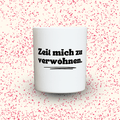 Duftkerze „Zeit mich zu verwöhnen.“ von Kerzen der Herzen, Sojawachs im Glas