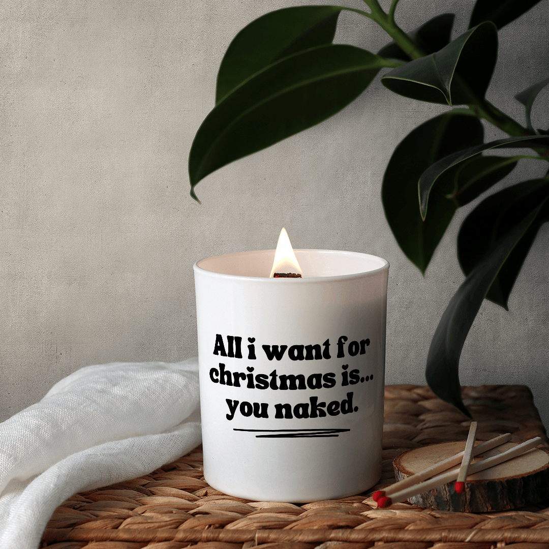 KDH  Duftkerze | all i want for christmas is ... you naked.